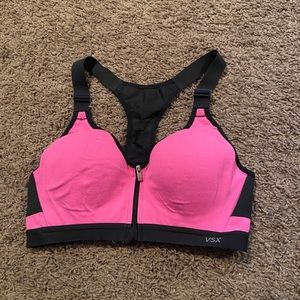 VS zip up sports bra 34 B